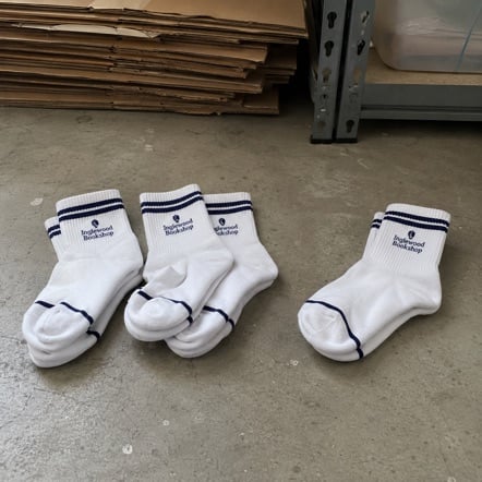 Promotional custom running socks with company logo